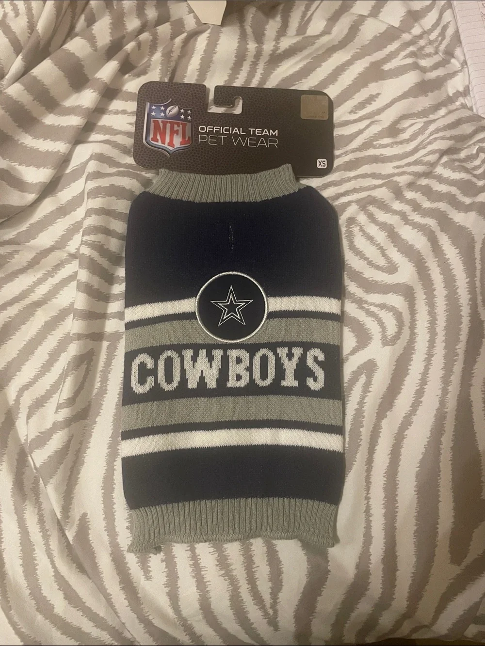 NFL Dallas Cowboys Dog Sweater Size: XS
